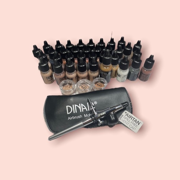 Dinair Makeup Dinair Airbrush Makeup Kit Model 55 Compressor Bundle